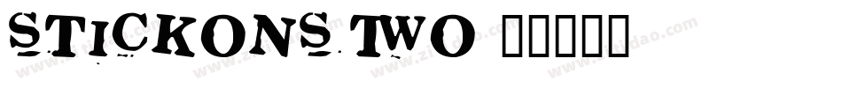 Stickons Two字体转换